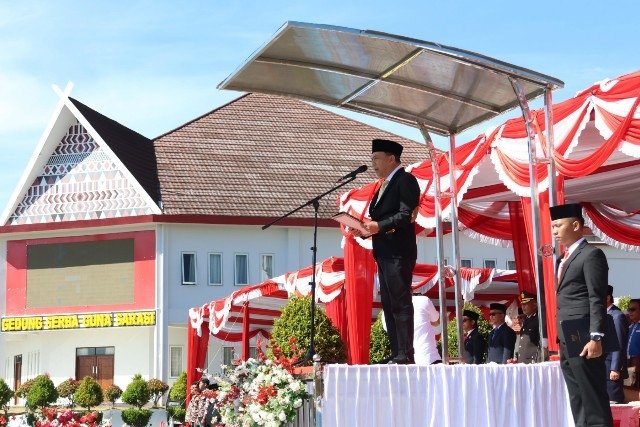 Momentum Kebangsaan, Pemkab Tapsel Gelar Upacara Harlah Pancasila Penuh Makna