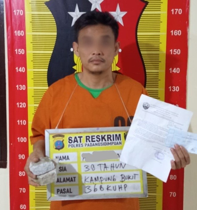 Preman Pemalak Pengusaha di Sidimpuan Ditangkap Satreskrim Polres
