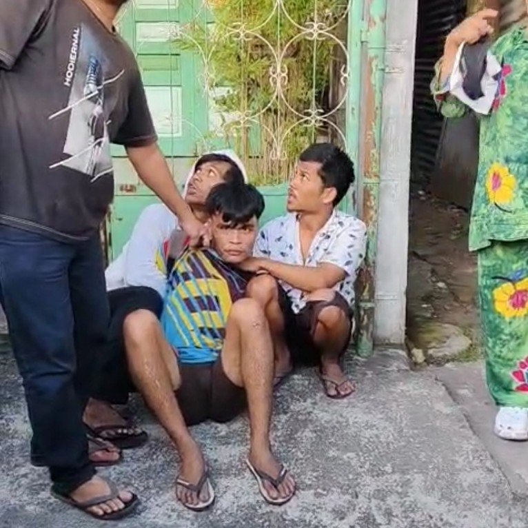 Vidio Viral Pria Buron Cabul dan Rampok Diseret Warga Kampung Jawa di Sidimpuan