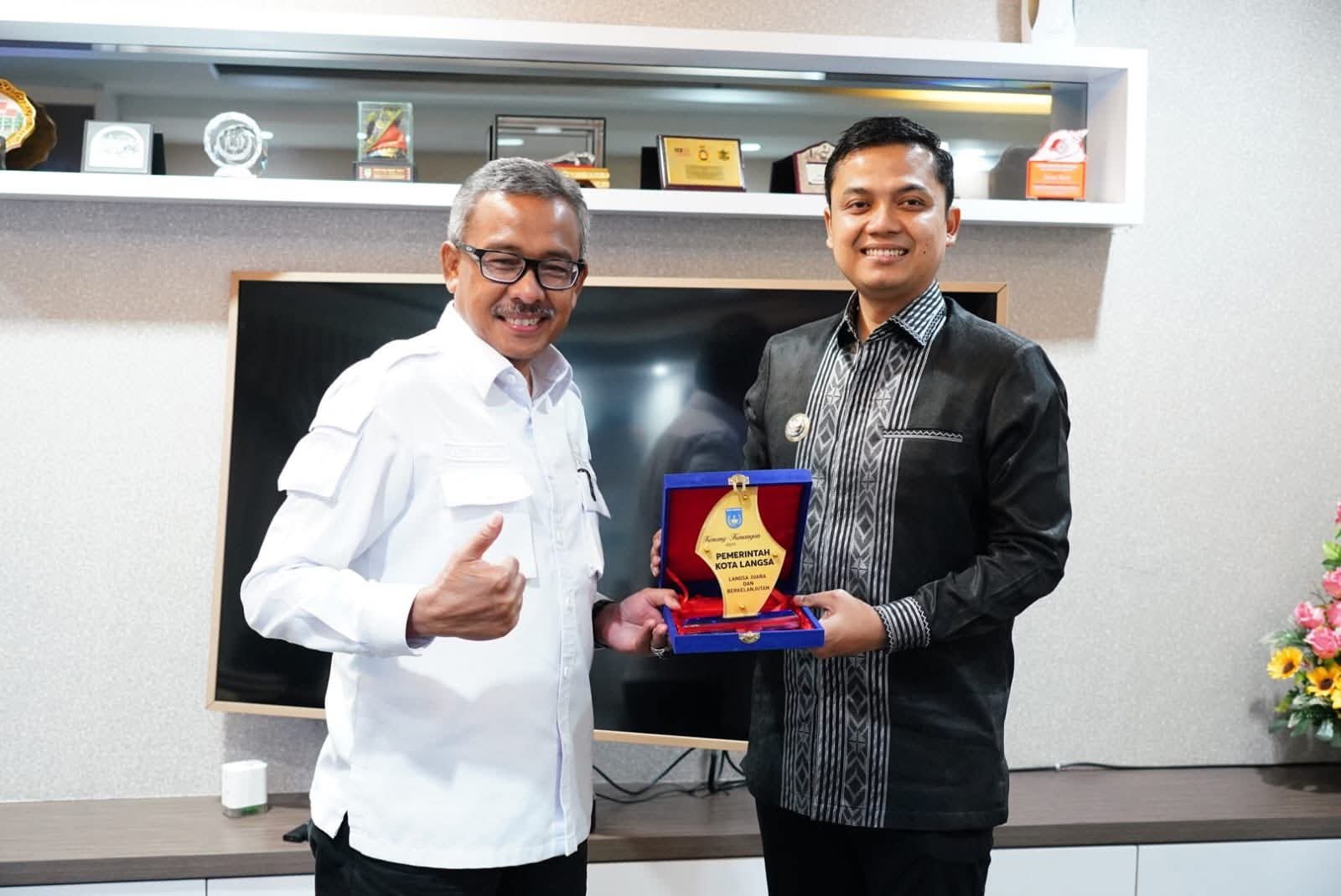 Terima Kunjungan Wali Kota Langsa, Sekda Paparkan Sumber PAD Kota Batam