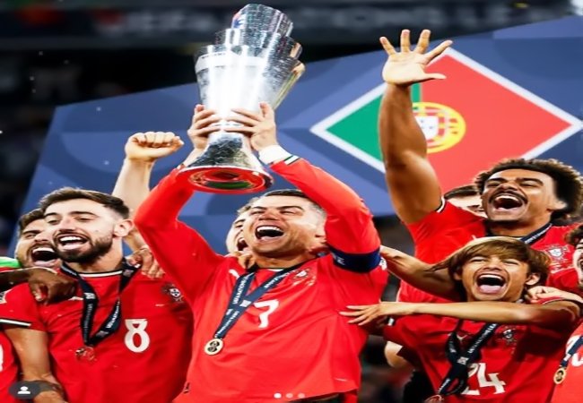 Cristiano Ronaldo Tahan Cedera Demi Antar Portugal Juara UEFA Nations League