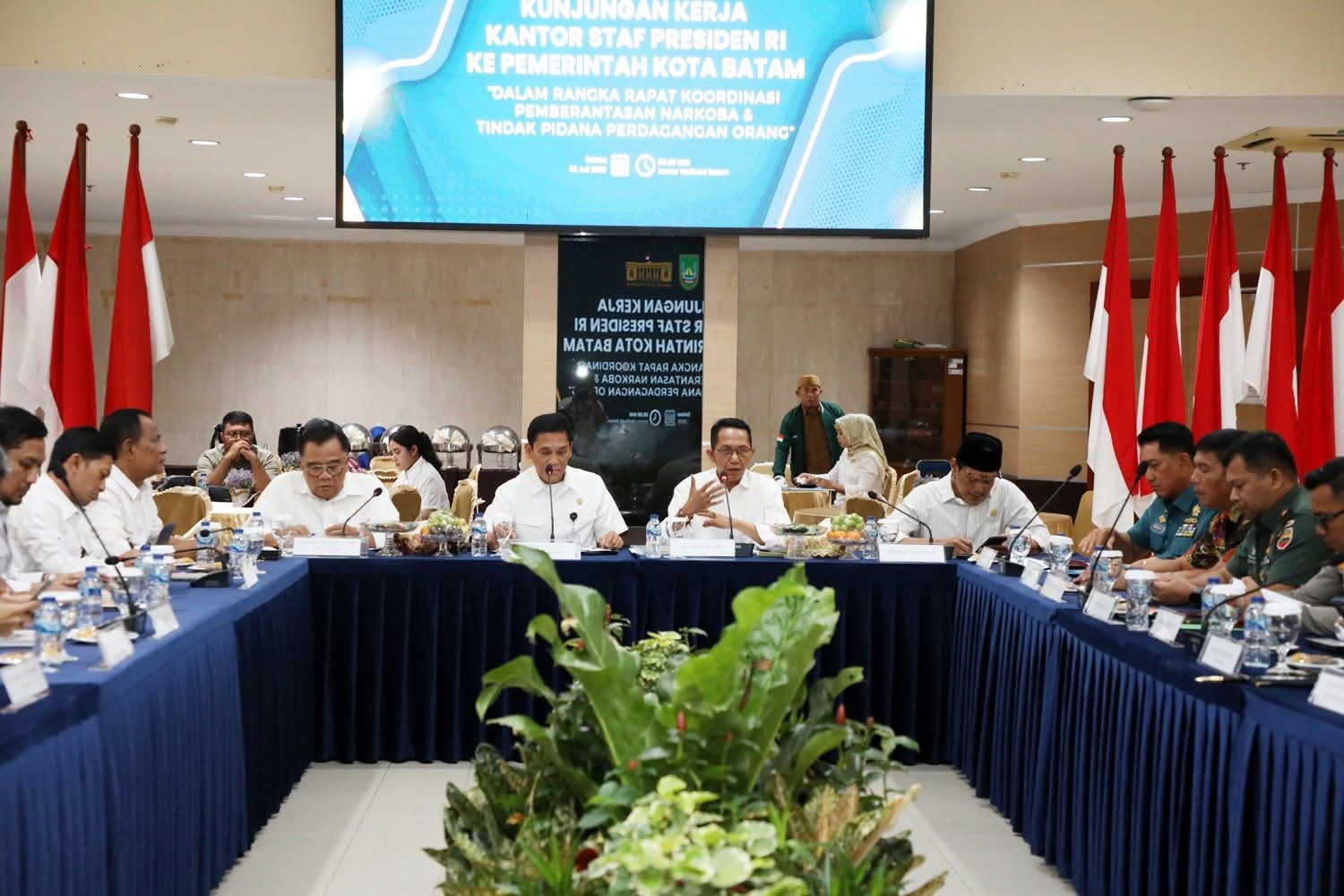 KSP RI Bersama Pemko Batam Gelar Rapat Pemberantasan Narkoba dan TPPO