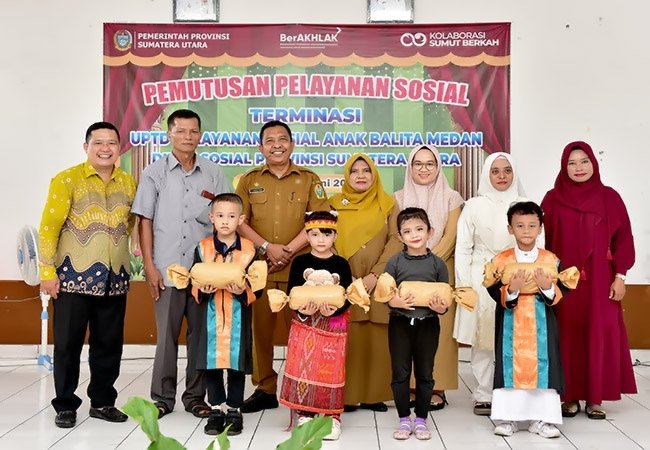 Dinas Sosial Sumut Lepas 31 Anak Asuh PPKS, Harap Pendidikan Jadi Bekal Masa Depan