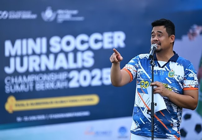Gubernur Sumut Buka Kejuaraan Mini Soccer Jurnalis Championship 2025
