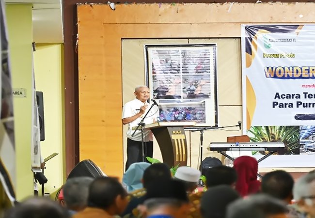 Wagub Sumut Surya Ceritakan Perjalanan Hidup sebagai Anak Kebon di Hadapan Para Pensiunan PTPN