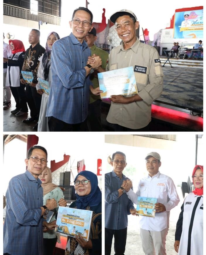 Amsakar Achmad Bagikan Insentif RT/RW LPM di 9 Kecamatan Kota Batam Secara Simbolis Dalam Waktu Satu Hari