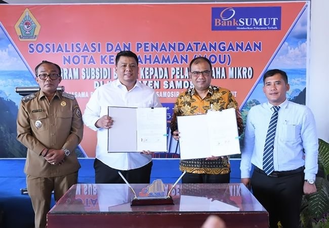 Pemkab Samosir Luncurkan Program Subsidi Bunga 0 Persen untuk Pelaku Usaha Mikro