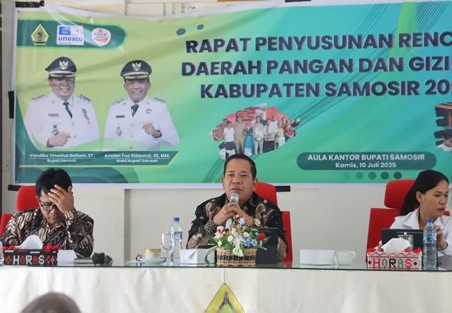 Pemkab Samosir Susun Rencana Aksi Pangan dan Gizi 2025–2029, Tekankan Kolaborasi dan Validitas Data