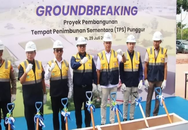 Wakil Ketua DPRD Batam Hadiri Groundbreaking Pembangunan TPS di Pelabuhan Punggur