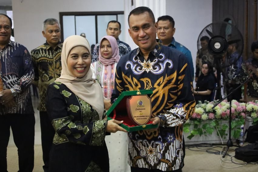 Sekdako Tanjung Balai Nurmalini Hadiri Pisah Sambut Dandim 0208/AS