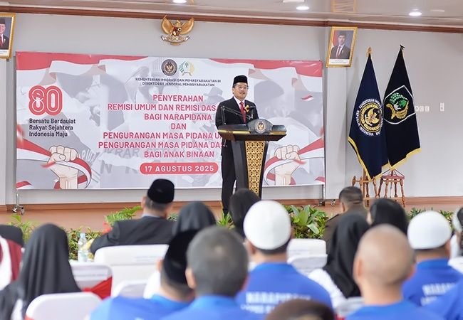 HUT ke-80 RI, 20.145 Narapidana di Sumut Terima Remisi Umum
