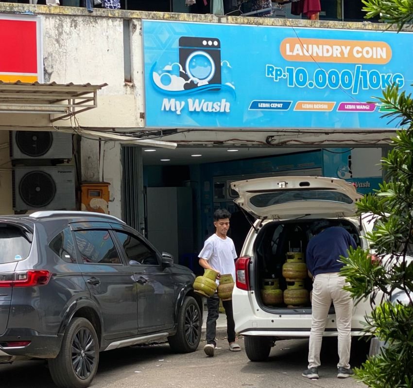 Demi Meraup Untung Besar dan Efisien, Loundry Coin My Wash Gunakan Gas 3 Kilo Hak Warga Miskin