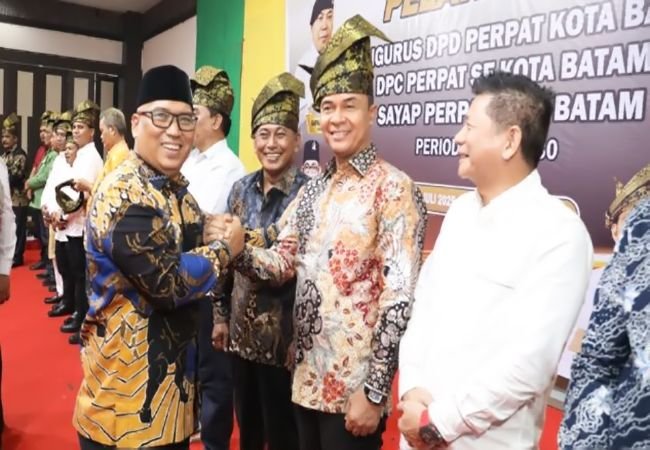 Wakil Ketua DPRD Batam Hadiri Pelantikan Pengurus Baru DPD Perpat