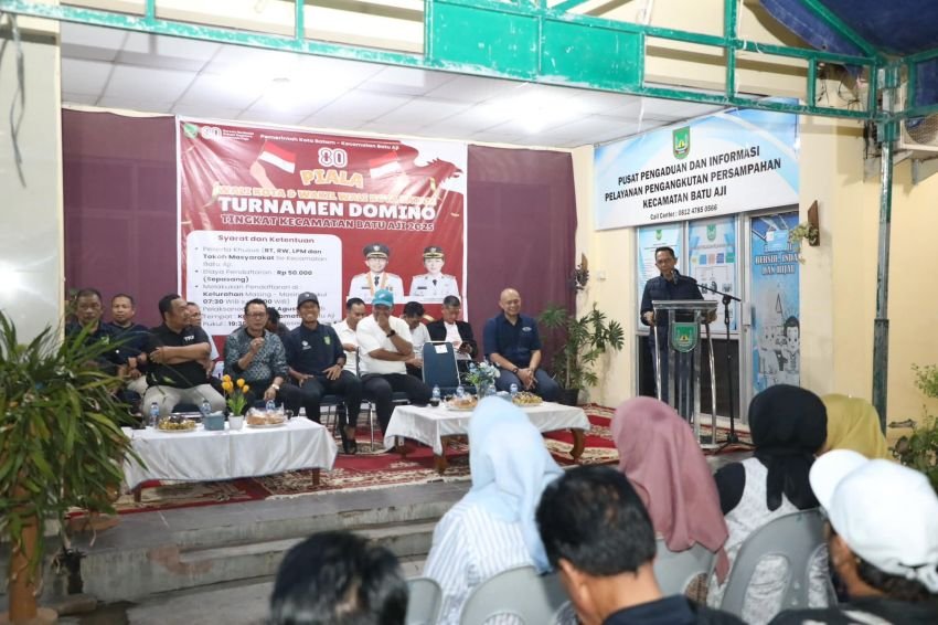 Amsakar Resmi BukaTurnamen Domino Batuaji 2025, Memperebutkan Piala Walikota dan Wakil Wali Kota Batam