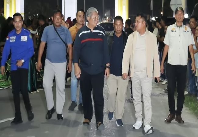 Wakil Bupati Asahan Lepas Peserta Marching Festival ke-III Street Parade di Alun-Alun Kisaran