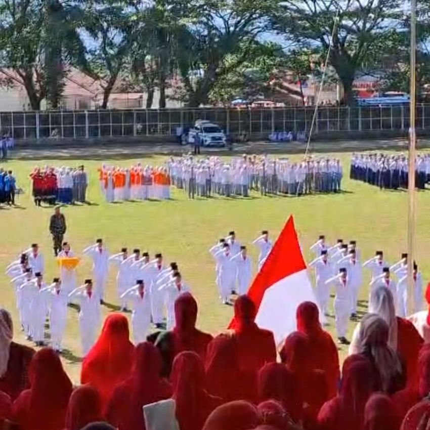 Merah Putih Tertahan, Upacara HUT ke-80 RI di Padangsidimpuan Sempat Tegang