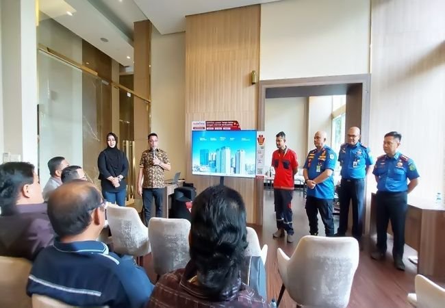 Pansus Ranperda Kebakaran DPRD Medan Tinjau Sistem Pengamanan di Podomoro City