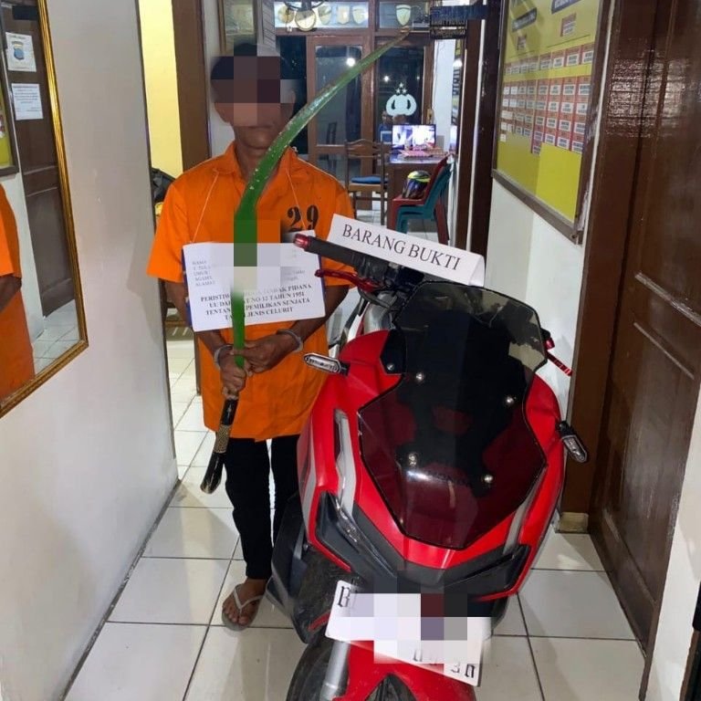Heboh! Polisi Gagalkan Tawuran di Sibolga, Celurit 2 Meter dan Motor ADV Diamankan