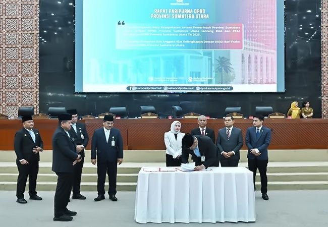Ranperda P-APBD 2025 Segera Dibahas, DPRD dan Pemprov Sumut Sepakati KUA-PPAS