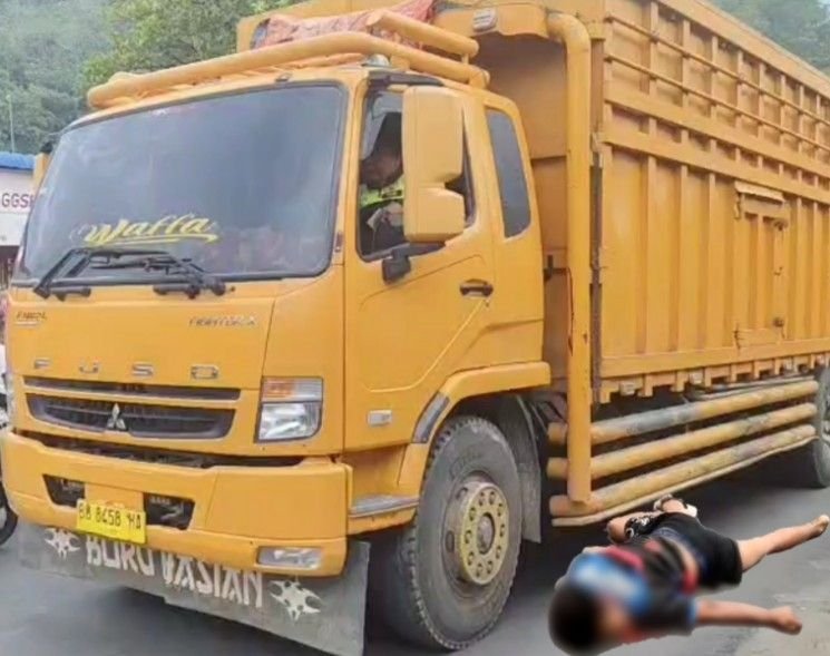 Remaja 14 Tahun Tewas Mengenaskan, Kepala Terlindas Truk di Jalinsum Sidimpuan