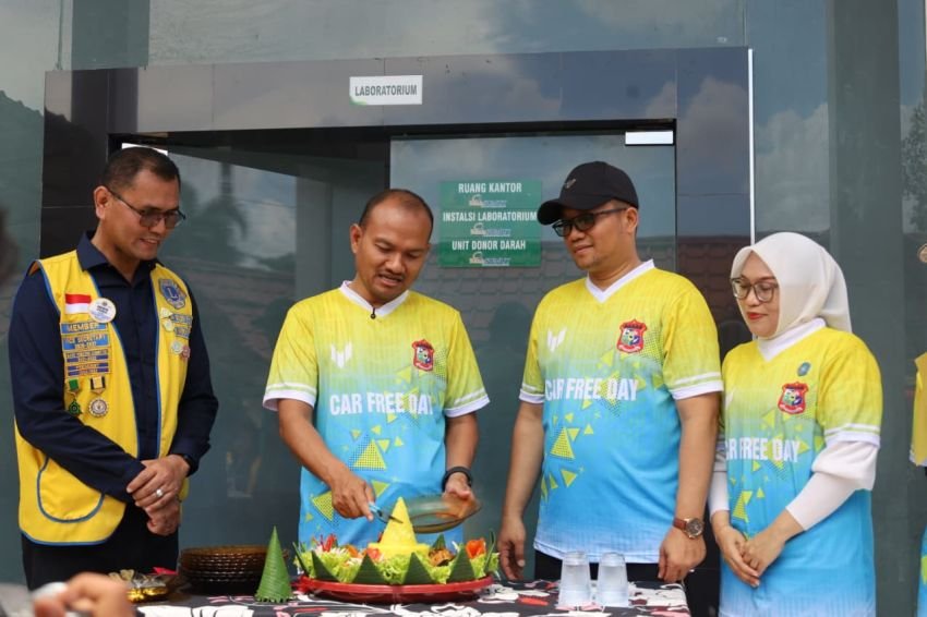 Mahyaruddin Resmikan UTD RSUD dr Tengku Mansyur Tanjung Balai