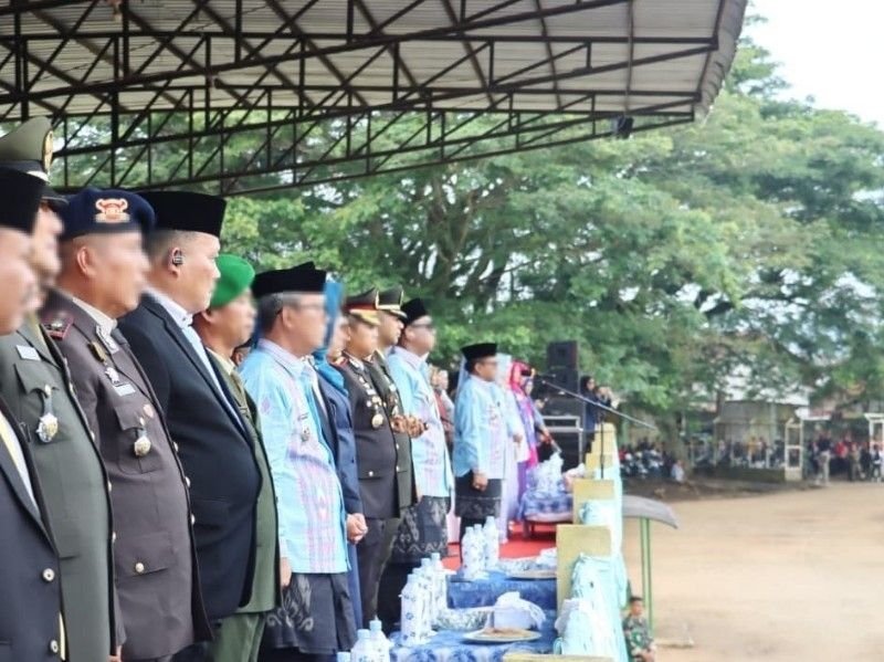 Upacara HUT ke-24 P.Sidimpuan, Kalapas Mathrios Hadirkan Pesan Kebangsaan