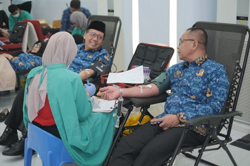 ATR/BPN Gelar Donor Darah di HANTARU 2025, Bukti Nyata Kepedulian