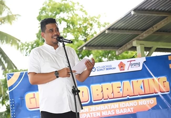 Bobby Nasution Percepat Pembangunan Infrastruktur di Kepulauan Nias, Jembatan Idano Noyo Hampir Rampung