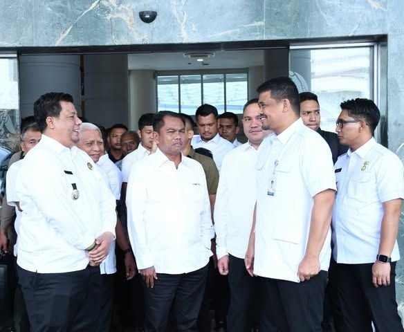 Bupati Samosir Hadiri Rakor Penyesuaian Tata Ruang dan Pertanahan se-Sumatera Utara