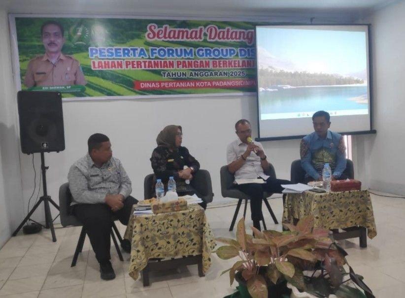 Kantah P.Sidimpuan Dorong Perlindungan Lahan Pertanian Produktif Lewat FGD LP2B
