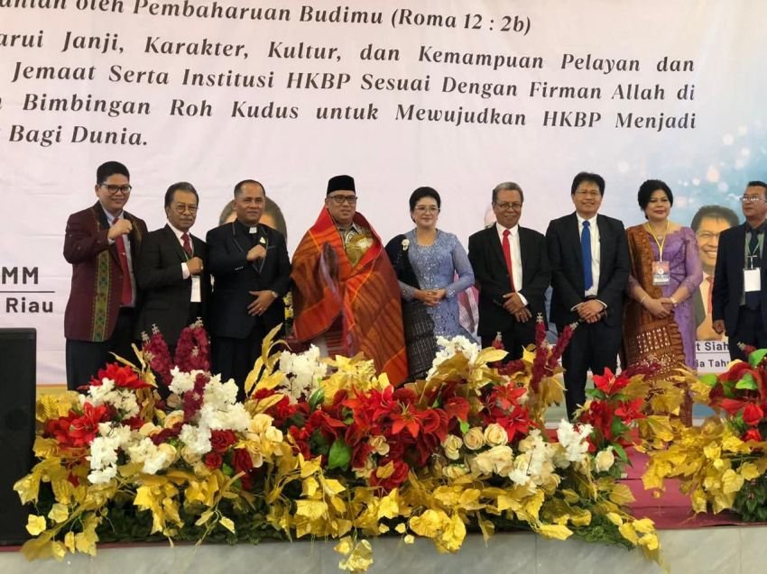 Wako Batam Melalui Rudi Panjaitan: Ajak Jemaat HKBP Berperan Aktif Bangun Kota yang Rukun dan Maju