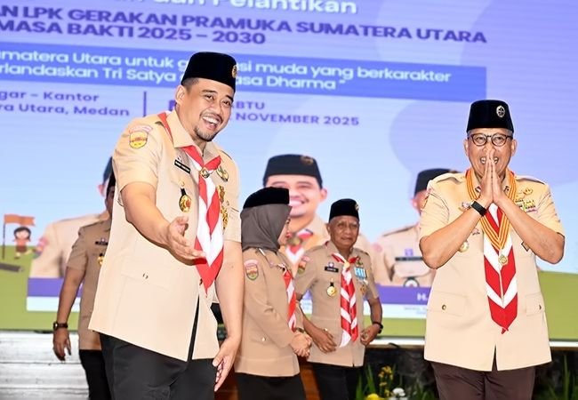 Gubernur Bobby Tegaskan Peran Pramuka sebagai Garda Terdepan Cegah Penyalahgunaan Narkoba di Sumut