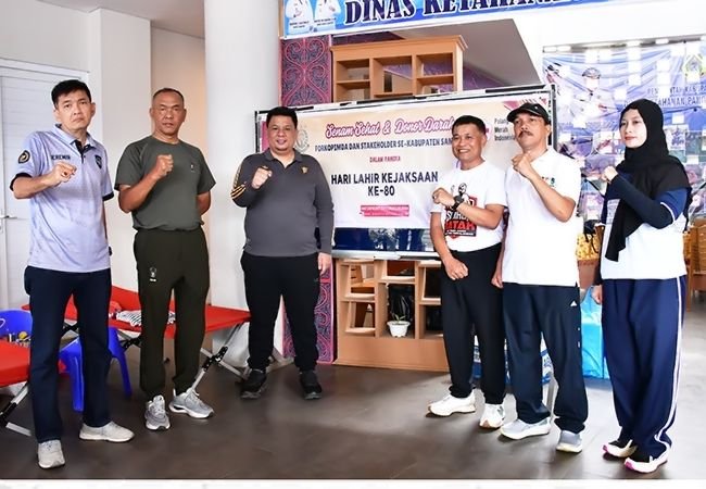 Bupati Samosir Apresiasi Aksi Sosial Kejari dalam Rangka HUT Kejaksaan ke-80