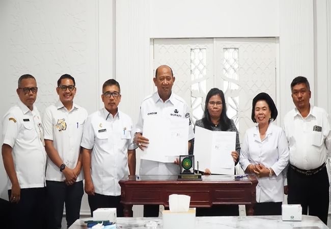 Pemkab Langkat Jalin Kerja Sama Pendidikan dan Kebersihan Lingkungan dengan Tiga Lembaga