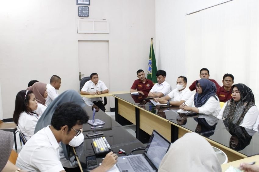 Perkuat Kinerja dan Koordinasi, Tata Usaha Kantor Pertanahan P.Sidimpuan Gelar Rapat Rutin