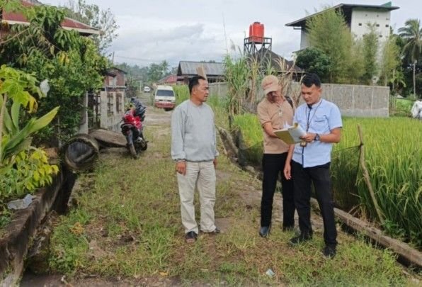 Pastikan Kesesuaian Tata Ruang, Kantah P.Sidimpuan Turun Lapangan di Hutaimbaru