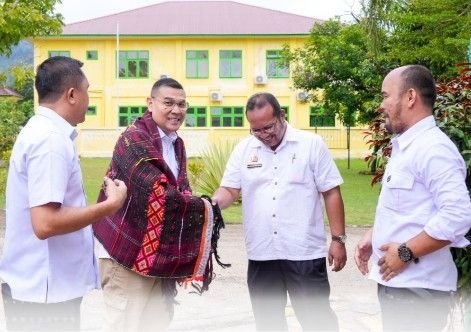 Wamen ATR/Waka BPN Tinjau Langsung Layanan Kantor Pertanahan Kota P.Sidimpuan Pascabencana