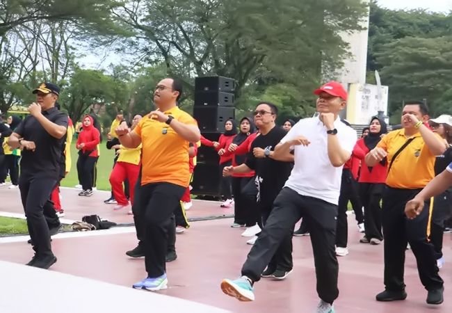 Sekda Langkat Hadiri Peringatan HKN ke-61