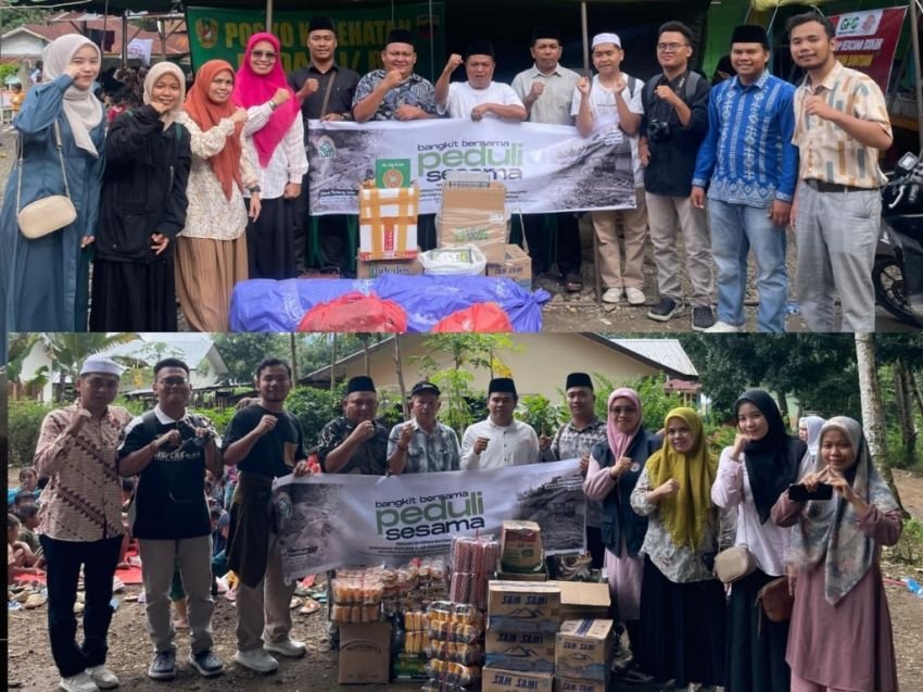 Tak Sekadar Bantuan, Mahasiswa Pascasarjana KPI UIN Syahada Pulihkan Semangat Korban Bencana