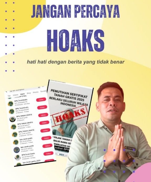 Marak Hoaks Pertanahan, BPN P.Sidimpuan Imbau Warga Tetap Cek Informasi Resmi