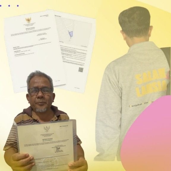 Program SALAK LANSIA, Komitmen Kantor Pertanahan P.Sidimpuan Layani Warga Lansia Secara Humanis