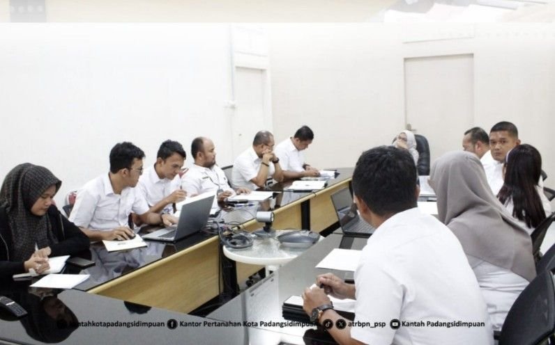 Matangkan Program 2026, Kantah P.Sidimpuan Gelar Rapat Strategis Penyusunan Anggaran