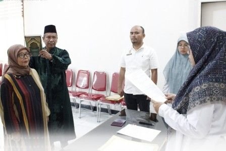 BPN P.Sidimpuan Ambil Sumpah Sertipikat Hilang, Ahli Waris Ajukan Pengganti