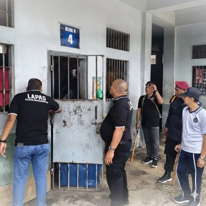 Jelang Ramadhan, Kalapas P.Sidimpuan Periksa Blok Hunian Warga Binaanya