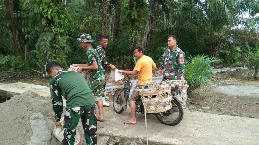 Kreatif! Sepeda Motor &ldquo;Naik Pangkat" Jadi Armada Proyek Irigasi di Sangkunur