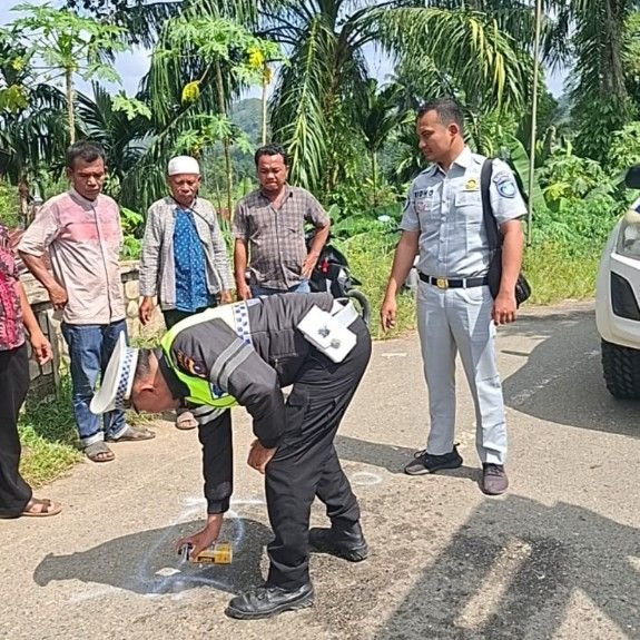 Sekejap Tak Disadari, Bocah 5 Tahun Tewas Terserempet Motor di Padang Lawas