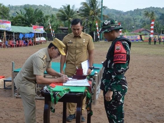 TMMD ke-127 Dibuka di Angkola Sangkunur, Ditandai Penandatanganan Serah Terima