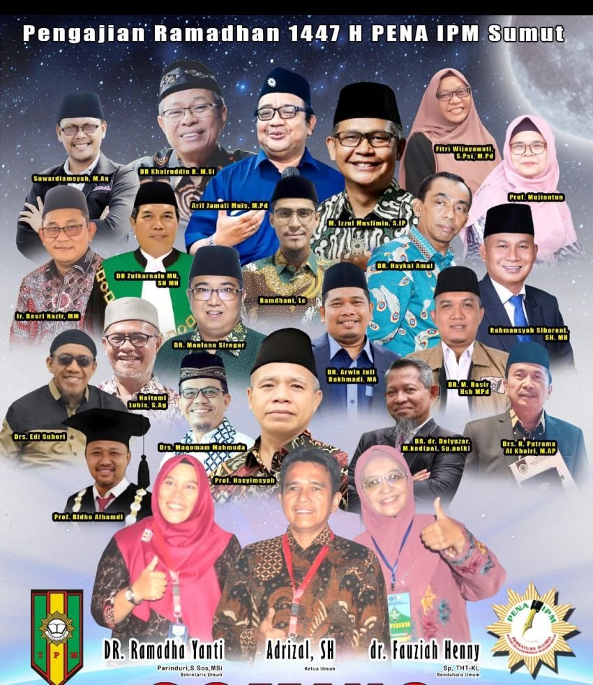 PENA IPM Sumut Kembali Gelar PERAN Ke-3, Hadirkan Tokoh Nasional Selama Ramadan 1447 H