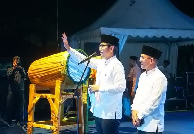 Tabuhan Bedug Rico Waas Resmikan Ramadhan Fair XX, 150 UMKM Ramaikan Taman Sri Deli