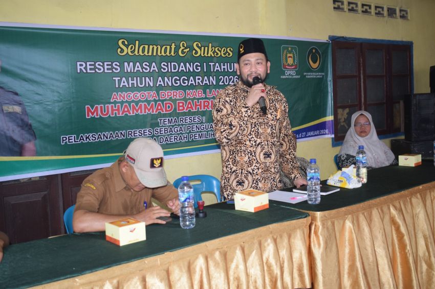 Reses di Desa Ara Condong, Bahri Tegaskan Tak Akan Melupakan Kampung Halamannya